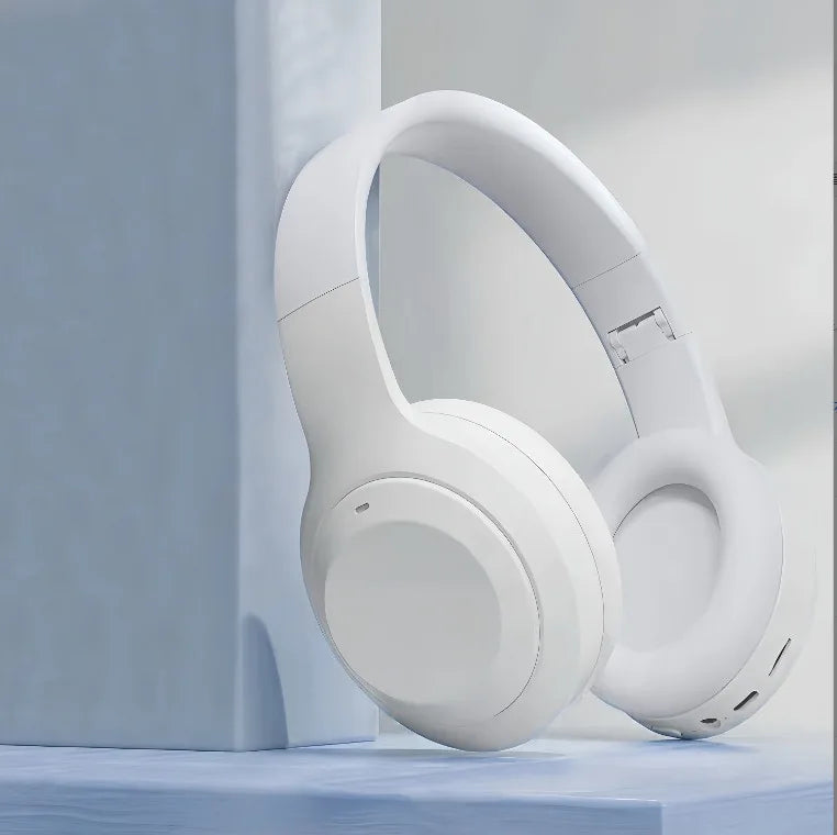 Casque audio sans fil Bluetooth 5.3 supra-auriculaire stéréo Hi-Fi, idéal pour le sport et les jeux vidéo, avec lecteur de musique TF/AUX, micro HD et idées cadeaux.