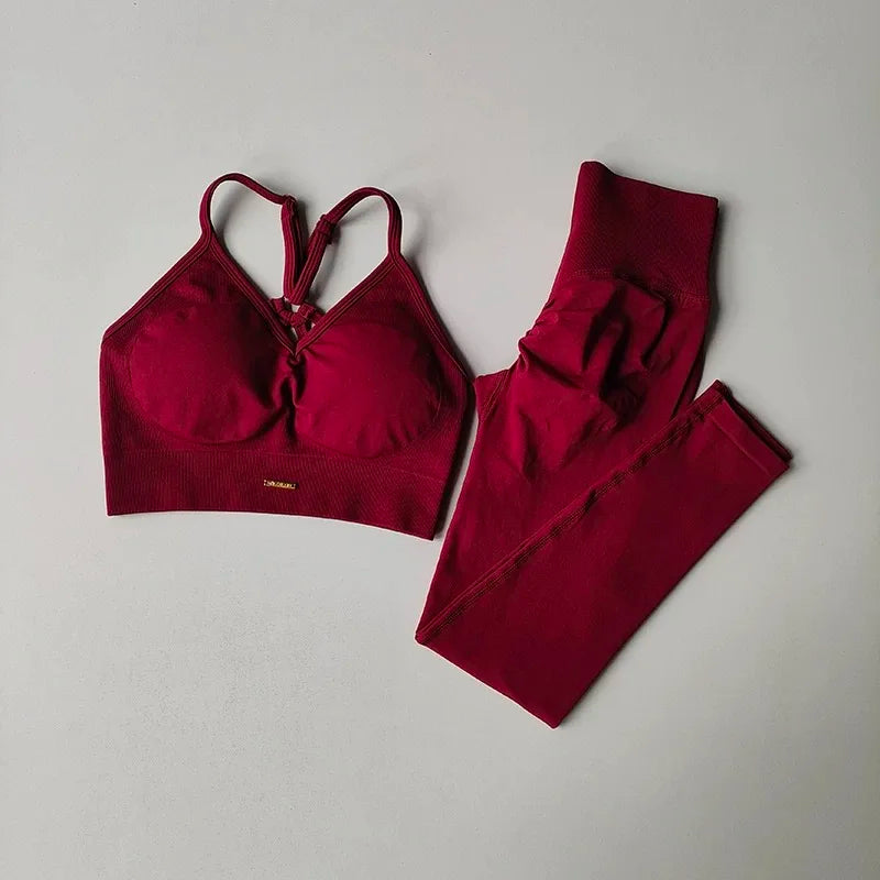 Combinaison de sport pêche taille haute gainante pour femme, résistante aux chocs, idéale pour le yoga, la course et le fitness.